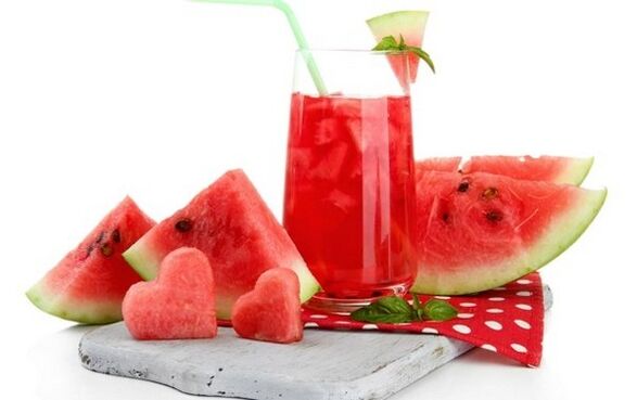 Wassermelone und Wassermelonensaft zur Gewichtsreduktion